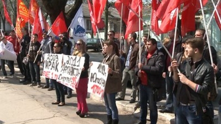 В Кишинёве прошёл пикет против НАTО