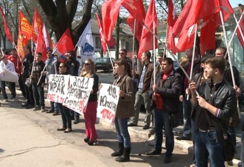 В Кишинёве прошёл пикет против НАTО