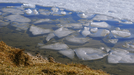 Объявлен желтый код в связи с таянием льда на реках и озерах