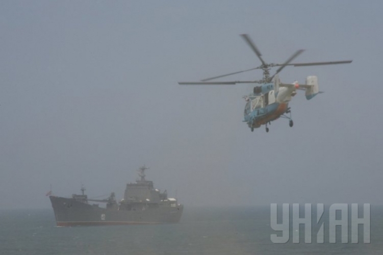 В Севастополь прибыли военные вертолёты
