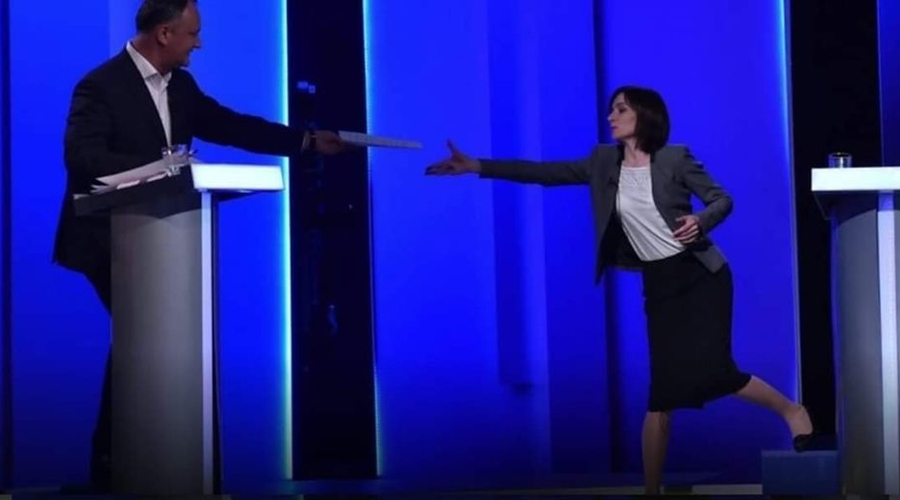 Позорное  пятно на биографии Майи Санду.