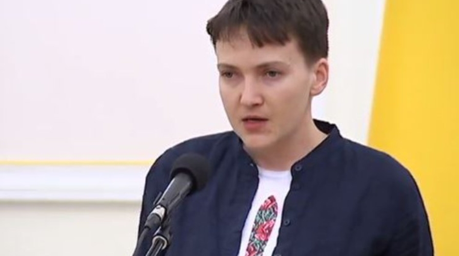 Надежда Савченко, здравствуйте, я ваша тетя!