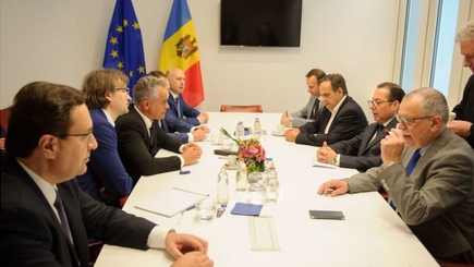 Председатель ДПМ Влад Плахотнюк находится с рабочим визитом в Брюсселе