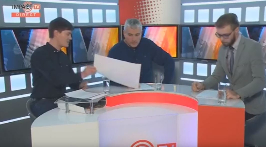 Горячие дебаты между представителем ДПМ и партии «Платформа ДА»