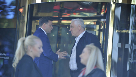 ФОТО // Нэстасе встретился с Клименко, почетным председателем партии Шора