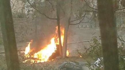 Взрыв автомобиля в Днепропетровске