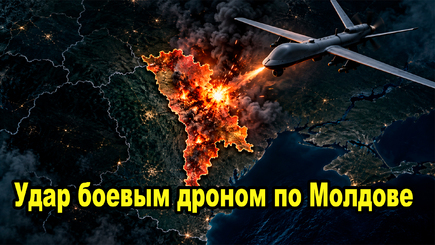  РОССИЙСКИЙ ДРОН АТАКОВАЛ МОЛДОВУ