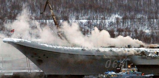 Ущерб, нанесённый во время пожара авианосцу «Адмирал Кузнецов» оказался практически равен стоимости корабля