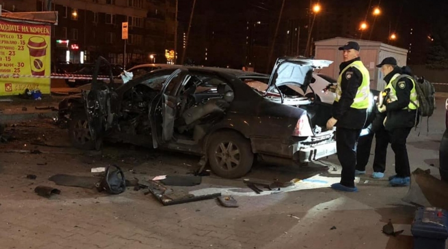 Подрыв автомобиля разведчика в Киеве: подозреваемый российский военный выжил и арестован