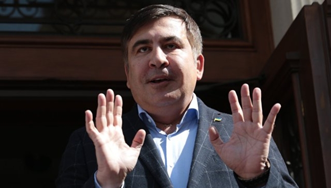 Саакашвили попросил политического убежища в Украине