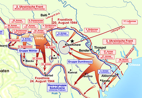 24 августа в Молдове. Годовщина Ясско-Кишиневской операции