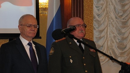 Приём в Посольстве России в честь Дня защитника Отечества