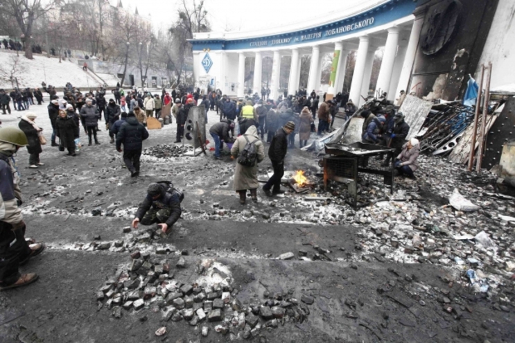 Майдан в Киеве. Первые погибшие...