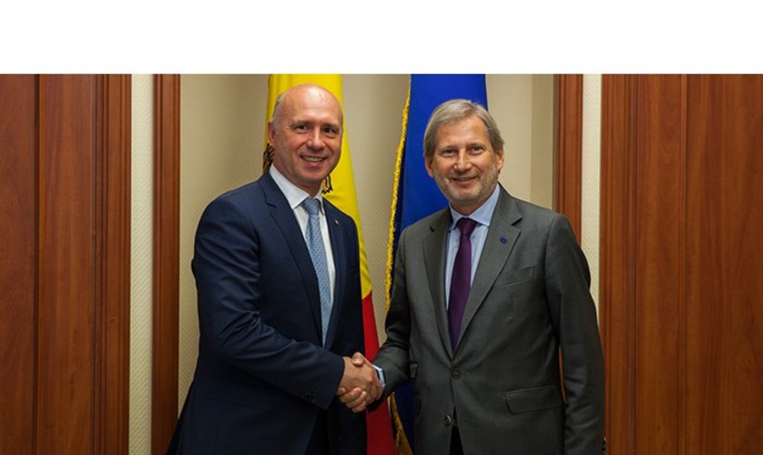 Молдавский премьер и комиссар ЕС по расширению обсудили реформы в области евроинтеграции