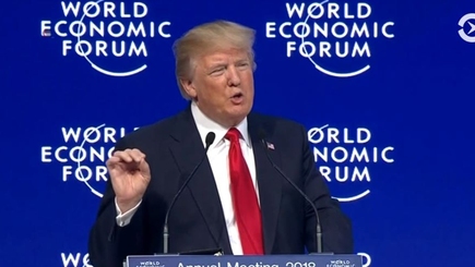 Выступление Дональда Трампа в Давосе
