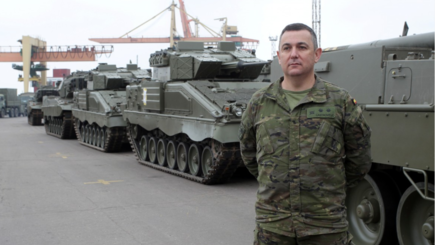 В Латвию прибыли танки батальона НАТО из Испании