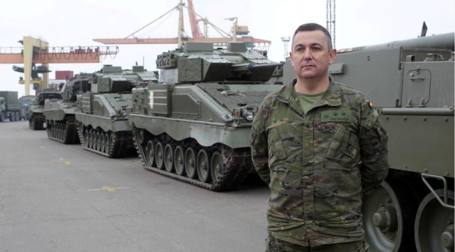 В Латвию прибыли танки батальона НАТО из Испании