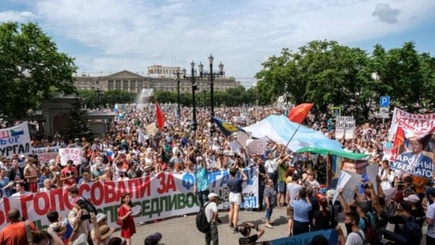 В Хабаровске прошел митинг в поддержку Фургала. Вышли десятки тысяч