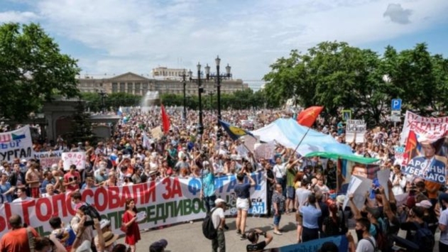 В Хабаровске прошел митинг в поддержку Фургала. Вышли десятки тысяч