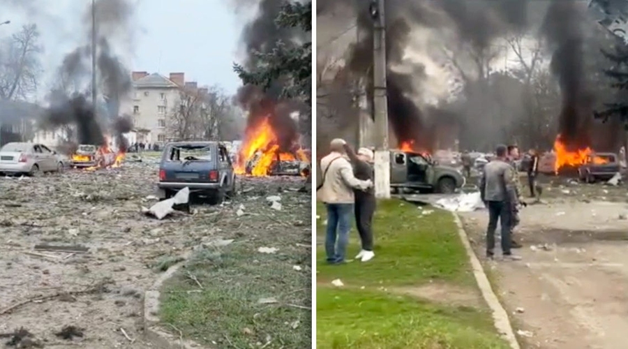 Агрессор обстреливает мирное население