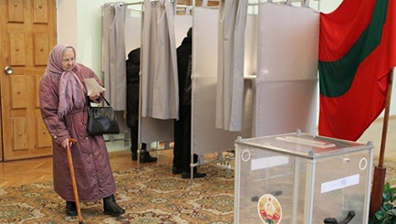 Предварительные данные результатов выборов президента Приднестровья