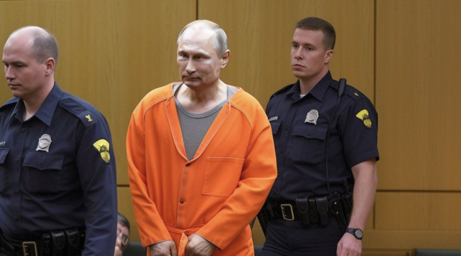 Путину вручили голубую метку