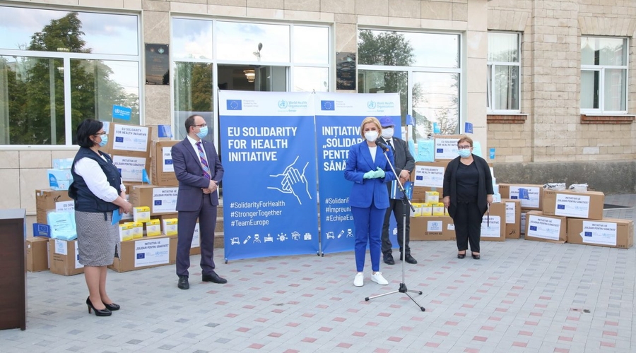 ЕС передал гагаузским врачам защитное оборудование