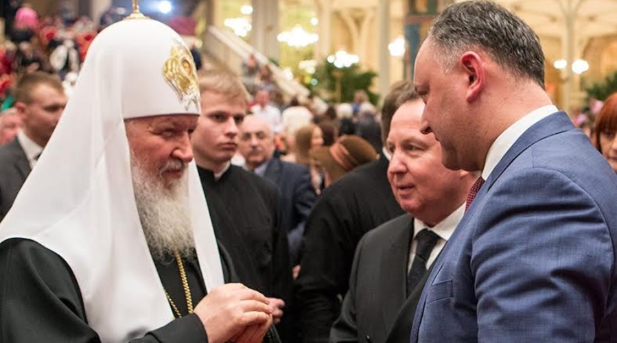 Игорь Додон получил благословение Патриарха Кирилла