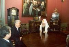 Владимир Воронин встретился с Патриархом Московским и всея Руси Алексием II