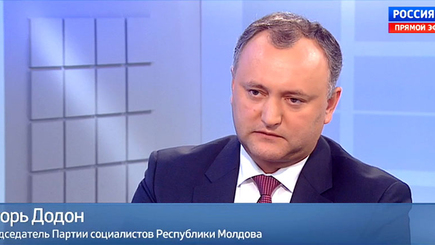 Додон телеканалу «Россия-24»: люди будут выбирать между ЕС и ТС