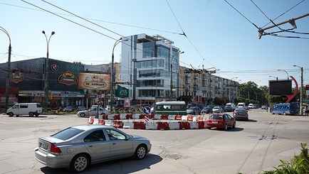 В Кишиневе появится еще 2 перекрёстка с  круговым  движением