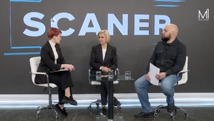 Башкан Гагаузии Ирина Влах, на канале Молдова 1