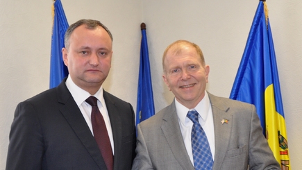 Игорь Додон встретился с Послом США в Молдове