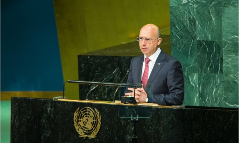 Павел Филип: Трибуна ООН - средство информирования о развитии событий по вопросу вывода иностранных вооруженных сил из Молдовы