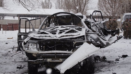 В Луганске взорвали авто одного из главарей «ЛНР»