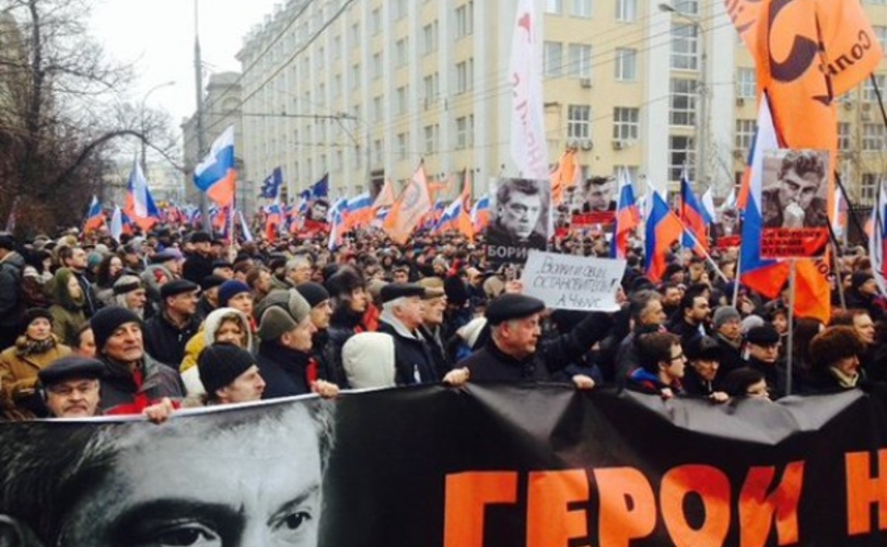 Траурный марш памяти Бориса Немцова (прямая трансляция)