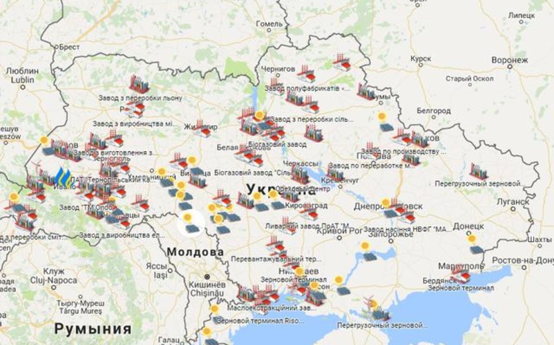 В Украине построили 56 заводов и 29 электростанций