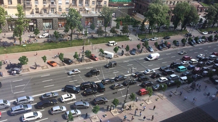 Взрыв в центре Киева
