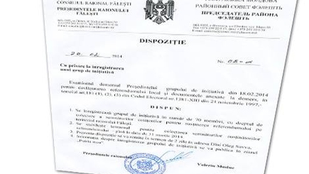 В Фалештском районе запущен процесс референдума по ТС
