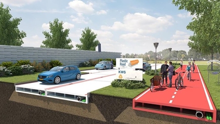 Из жизни ЕС. Голландцы начинают строить «вечные» пластиковые дороги