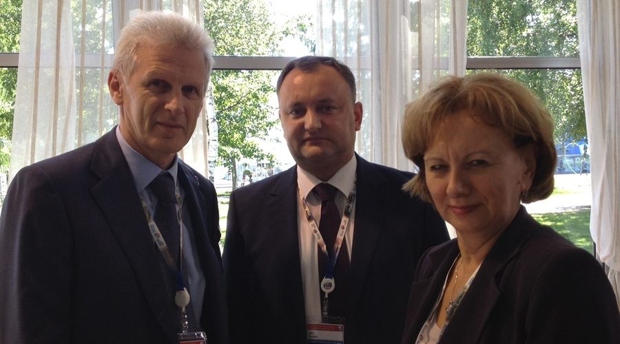Игорь Додон и Зинаида Гречаный встретились с  советником Президента Российской Федерации Андреем Фурсенко