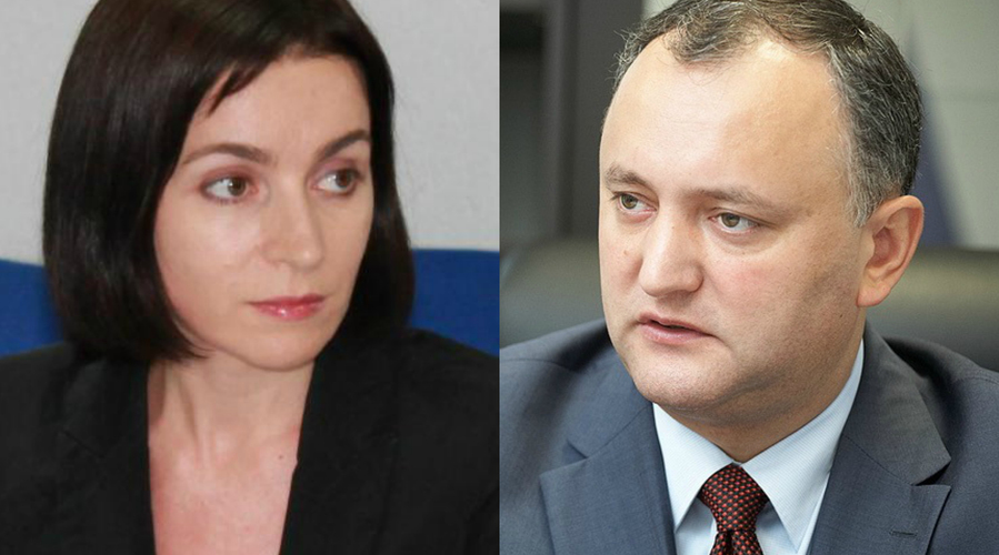 Майя Санду и Игорь Додон обменялись 