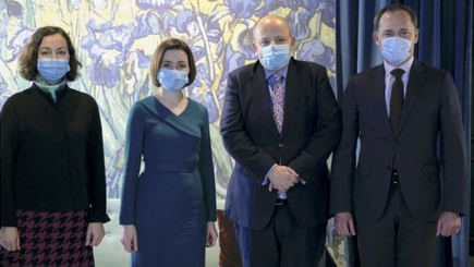 Президент Майя Санду находится в Брюсселе, где участвует в шестом саммите 