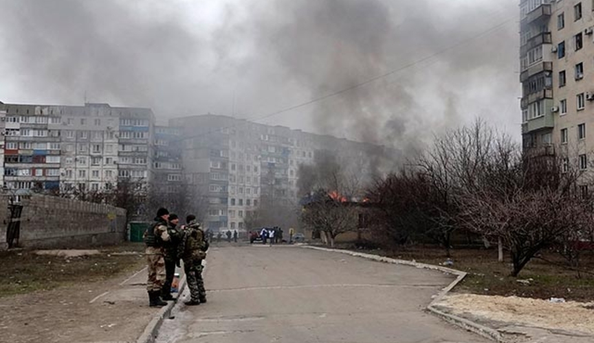Украина требует срочно созвать Совбез ООН из-за обстрела Мариуполя.