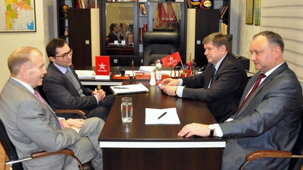 Игорь Додон проинформировал Посла США  Уильяма Х. Мозера