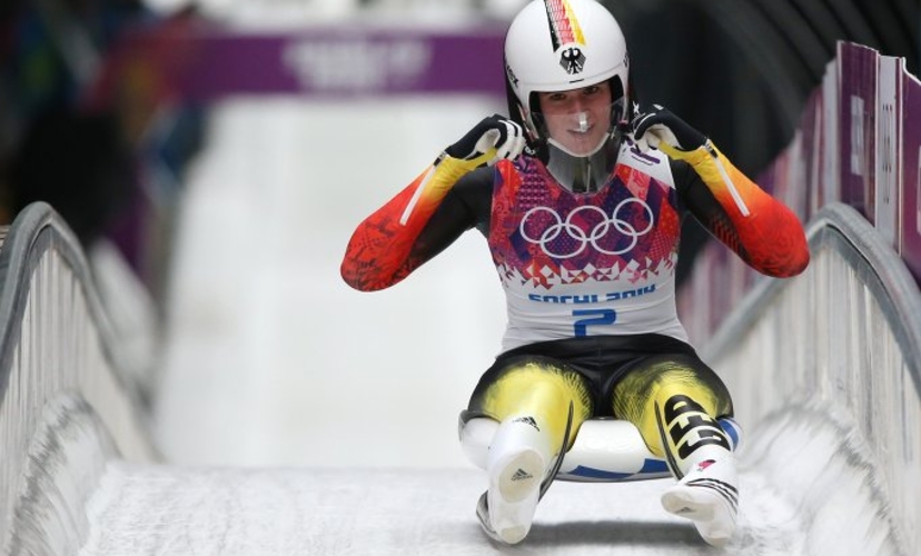 Немецкая саночница Натали Гайзенбергер выиграла золотую медаль
