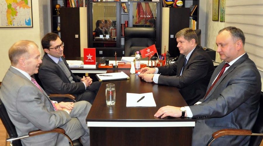 Игорь Додон проинформировал Посла США  Уильяма Х. Мозера