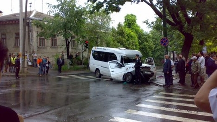 В Кишиневе ни дня без ДТП с участием маршруток