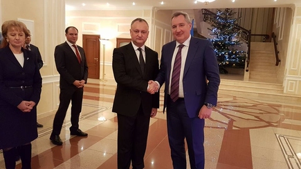 Игорь Додон встретился с Рогозиным