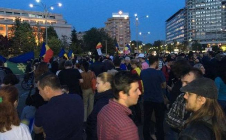 Новая акция протеста в Румынии
